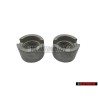 2x Genuine VW Upper Strut Bearing Threaded Bush Slotted Nut M14x1.5 - 811412365