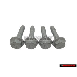 4x Genuine VW Front Suspension Strut Hexagon Collared Bolt - N 10174002