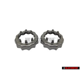 2x Genuine VW Rear Axle Spindle Nut Retainer Lock Ring - 803501221