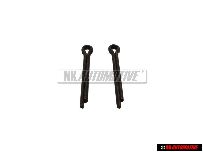 2x Genuine VW Rear Axle Spindle Nut Retainer Lock Ring Split Pin - N 0125361