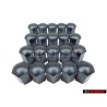 20x Genuine VW cap wheel bolt satin black - 867601173 01C