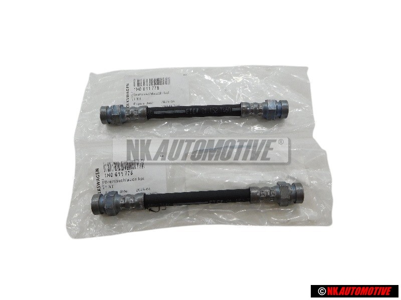 2x Genuine VW Brake Hose - 1H0611775