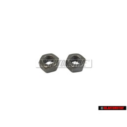2x Genuine VW Hexagon Nut M8 - N 01100840
