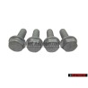 4x Genuine VW Front Brake Caliper Carrier Self Locking Bolt - N 90708504