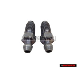 2x Genuine VW Brake Caliper Breather Nipple with Cap - 357615273