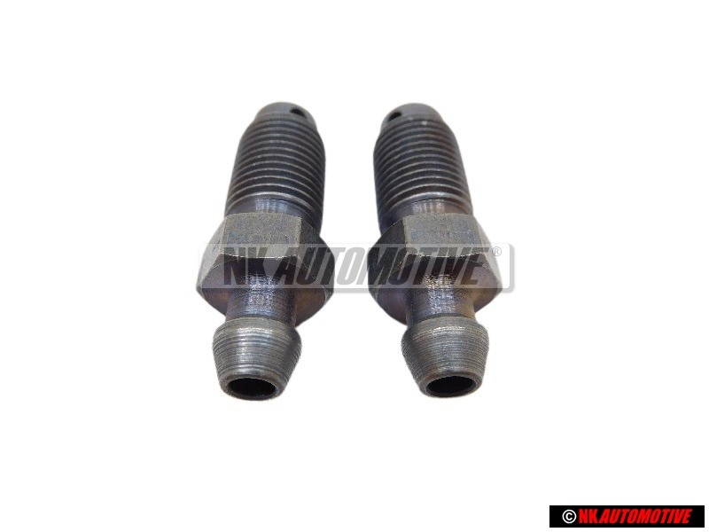2x Genuine VW Brake Caliper Breather Nipple with Cap - 357615273