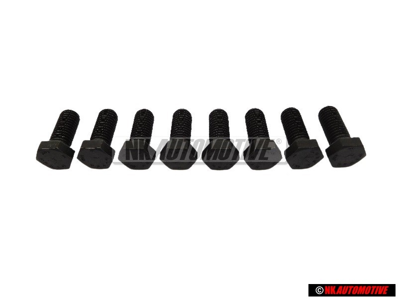 8x Genuine VW Rear Brake Disc or Drum Plate Hexagon Bolt - N 90369801