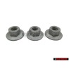 3x Genuine VW Hexagon Collar Nut Self-Locking - N 90908301
