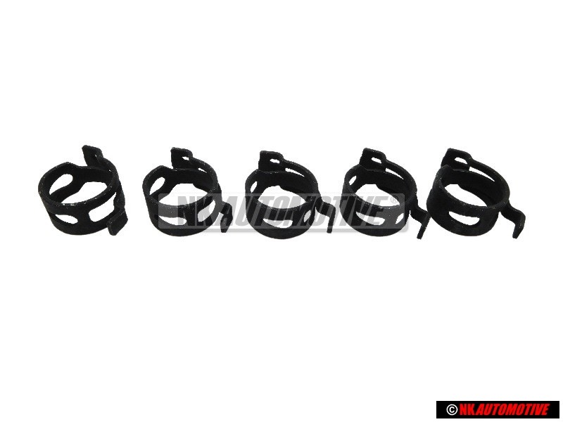 5x Genuine VW Spring Band Clamp - N 0164021