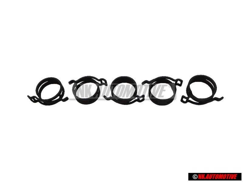 5x Genuine VW Spring Band Clamp - N 0164041