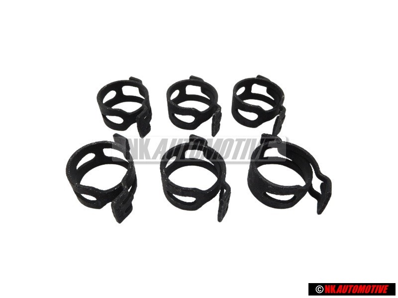 6x Genuine VW Spring Band Clamp - N 0164021