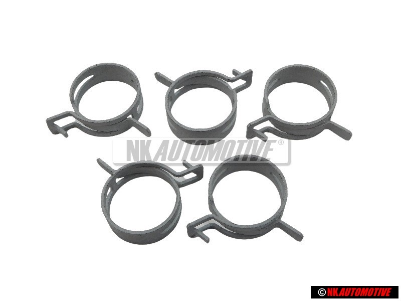 5x Genuine VW Spring Band Clamp - N 0164101