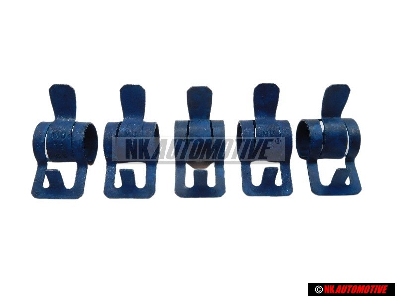 5x Genuine VW Spring Band Clamp - N 10098701