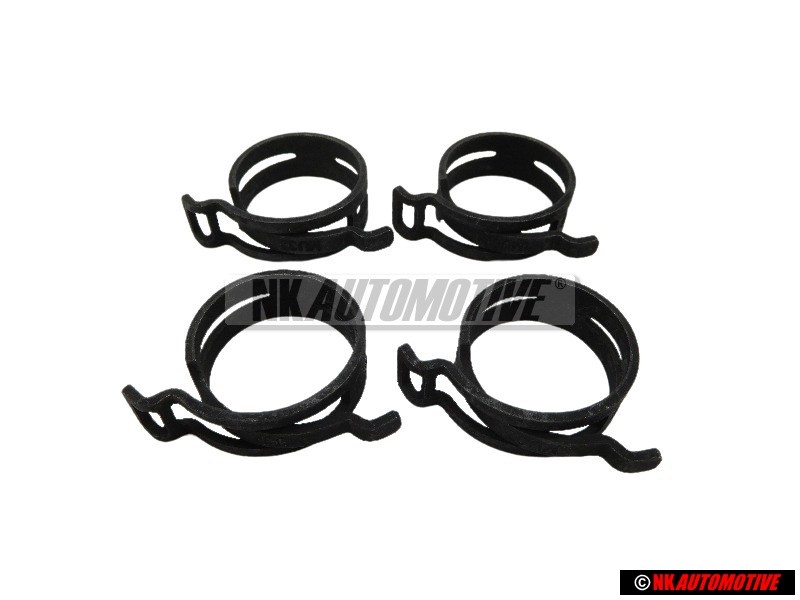 4x Genuine VW Spring Band Clamp - N 0164041