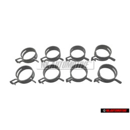 8x Genuine VW Spring Band Clamp - N 0164101