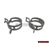 2x Genuine VW Spring Band Clamp - N 0164101