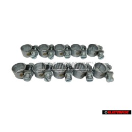 10x Genuine VW Hose Clip - N 0243992