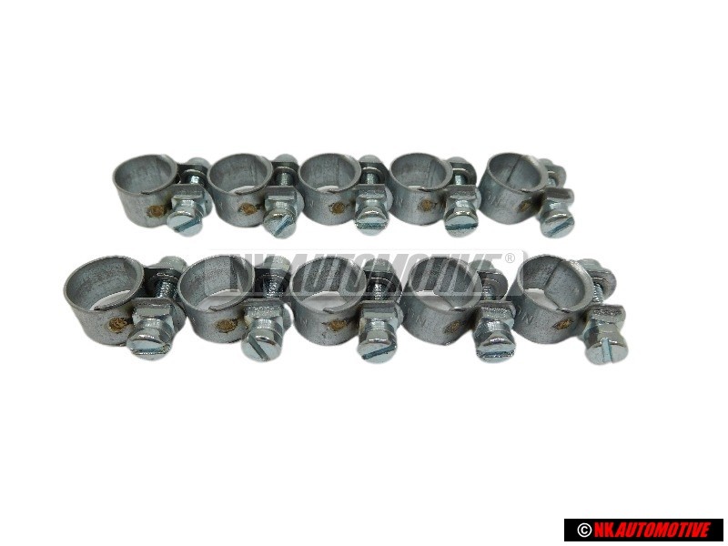 10x Genuine VW Hose Clip - N 0243992