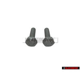 2x Genuine VW Hexagon Bolt M6x20 - N 01021710