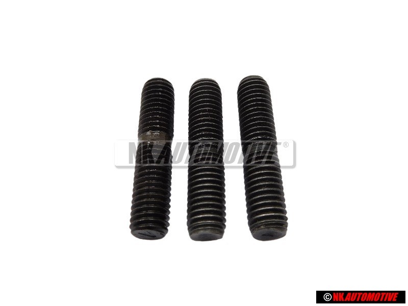 3x Genuine VW Threaded Pin - N 90008203