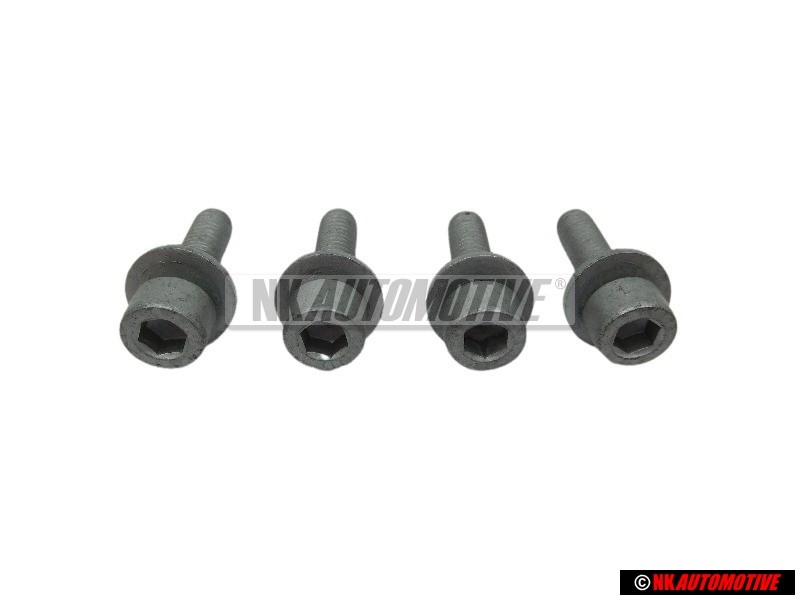 4x Genuine VW Socket Head Bolt With Hexagon Socket Head - N 10172501