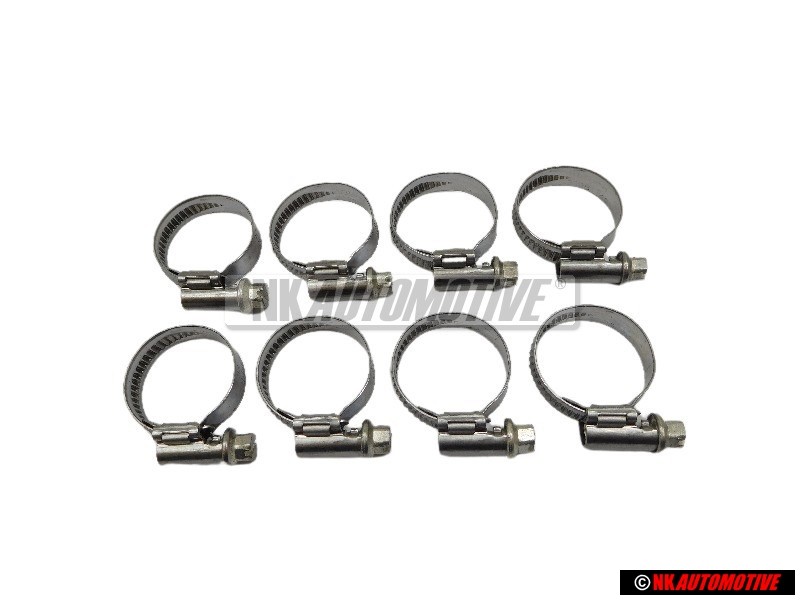 8x Genuine VW Clamp 16-28x9x0.5 - N 90561801