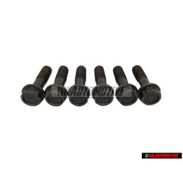 6x Genuine VW 12-Point Head Bolt - N 10101001