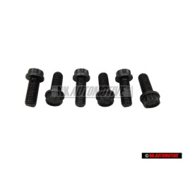 6x Genuine VW 12-Point Head Bolt - N 10104501