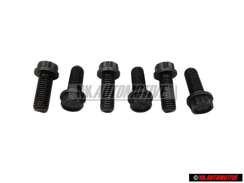 6x Genuine VW 12-Point Head Bolt - N 10104501