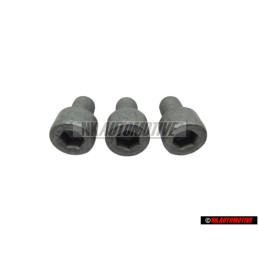 3x Genuine VW Socket Head Bolt With Hexagon Socket Head - N 0147067
