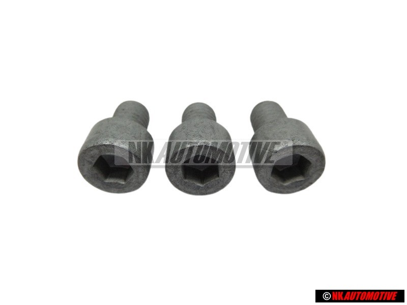 3x Genuine VW Socket Head Bolt With Hexagon Socket Head - N 0147067