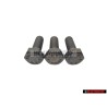 3x Genuine VW Hexagon Bolt M8x22 - N 01024118
