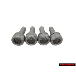 4x Genuine VW Socket Head Bolt With Hexagon Socket Head - N 90401901