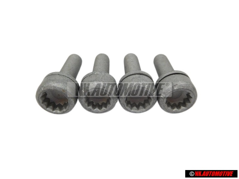 4x Genuine VW Socket Head Bolt With Hexagon Socket Head - N 90401901