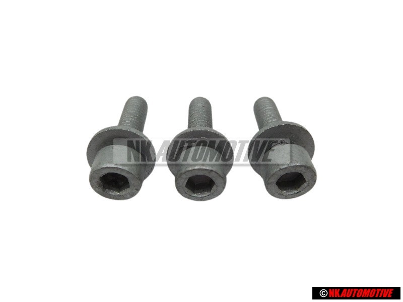3x Genuine VW Socket Head Bolt With Hexagon Socket Head - N 10172501