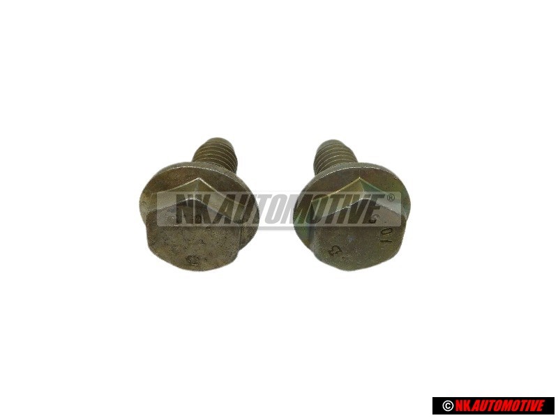 2x Genuine VW Hexagon Collared Bolt M10x24 - N 10257501