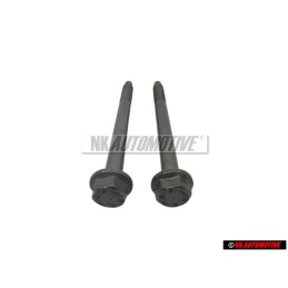 2x Genuine VW Hex Collared Bolt - N 10067003