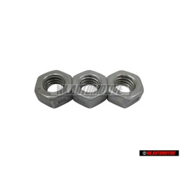 3x Genuine VW "Hexagon Nut, Self-Locking" - N 90074401