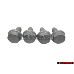 4x Genuine VW Hexagon Collared Bolt M8x20 - N 01953310