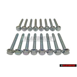 16x Genuine VW Hex Collared Bolt - N 10138905