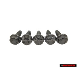 5x Genuine VW Gearbox Side Cover Hexagon Bolt M7x20 - N 10143002