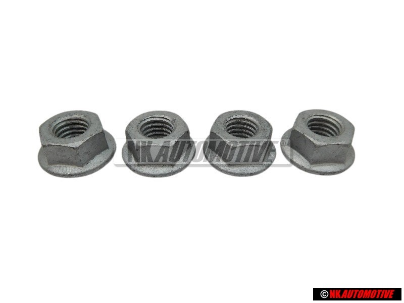 4x Genuine VW Hexagon Collar Nut - N 01508311