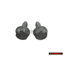 2x Genuine VW Hex Collared Bolt - N 0195024
