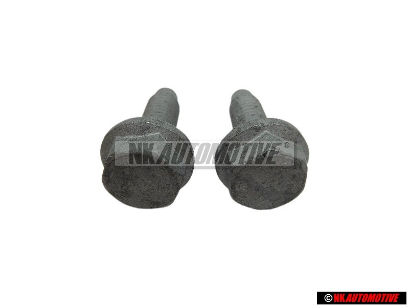 2x Genuine VW Hex Collared Bolt - N 0195024