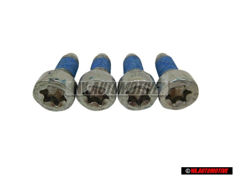 4x Genuine VW "Cylinder Screw, Self-Locking" - N 90366303