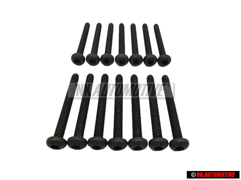 14x Genuine VW Round-Head Screw - N 10194302