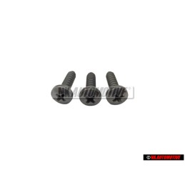 3x Genuine VW Oval Head Panel Screw Bolt 4.8x19 - N 01397520