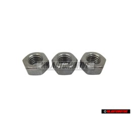 3x Genuine VW Hexagon Nut M8 - N 01100840