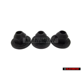 3x Genuine VW Hexagon Collar Nut - 171201969