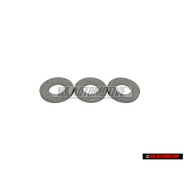 3x Genuine VW Washer 6.5x14x1.6 - N 0115477
